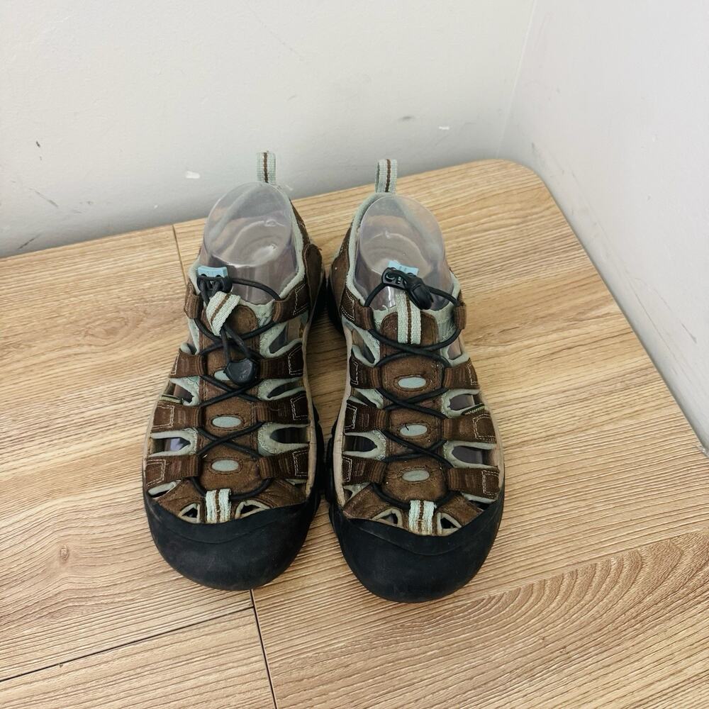 Keen Newport H2 Water Brown And Blue Sandals Women’s Size 8 - Picture 4 of 10